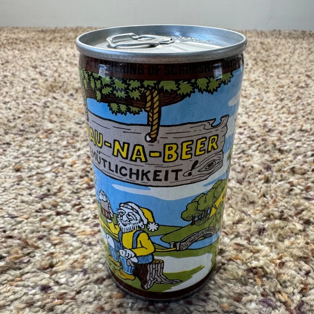 Vintage 1978 Waunakee Wisconsin Volksfest Wau-Na-Beer 12oz Pull‎ Tab Can Shovel
